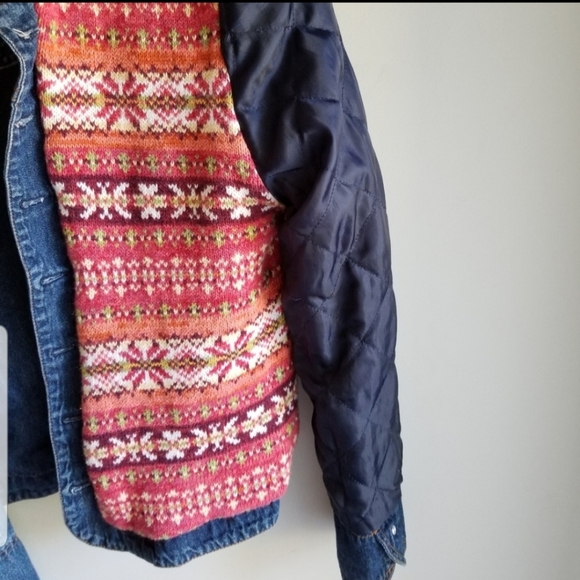 🧥DENIN JACKET WITH SWEATER LINING - Picture 6 of 7